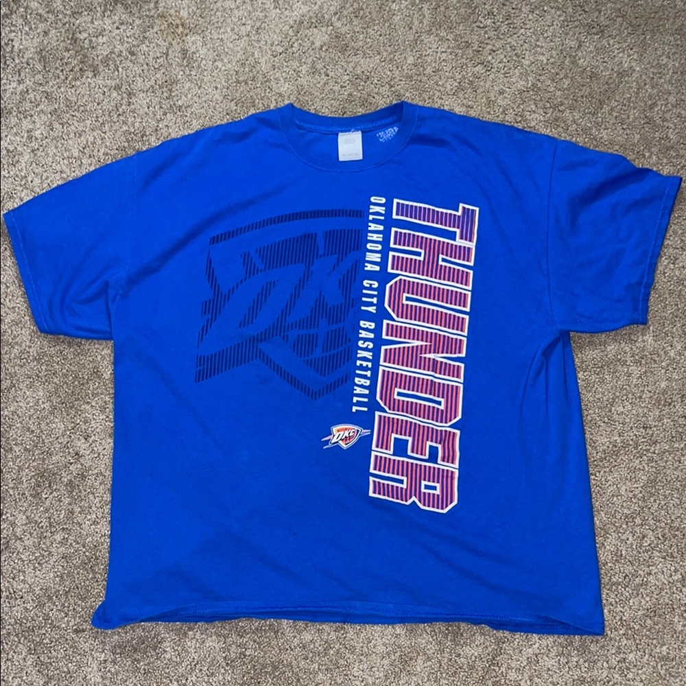 Blue Oklahoma City Thunder T-Shirt